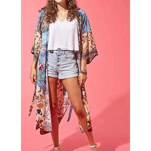 Tickled Pink Women's Standard Versatile, Garden Chic Kimono, One Size Fits Most